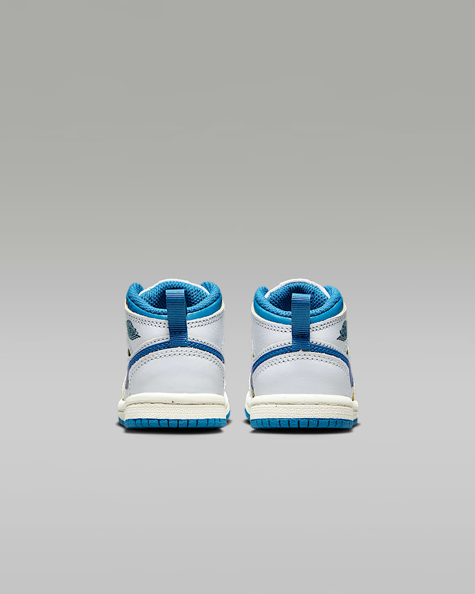 Chaussure Jordan 1 Mid SE pour bebe et tout petit. Nike LU